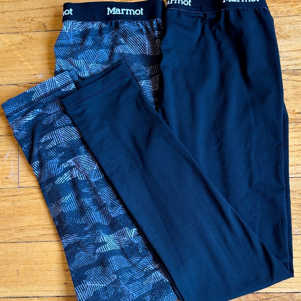 Marmot Boys mid weight base layer pants